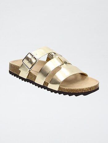 Sandalias con tiras brillantes