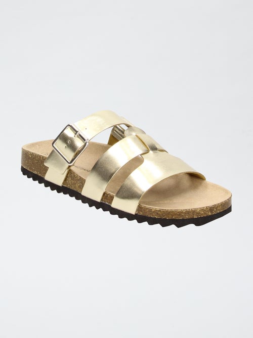 Sandalias con tiras brillantes - Kiabi