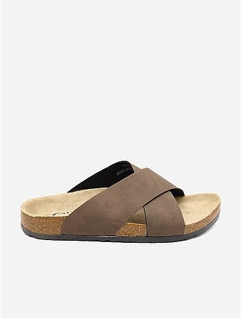 Sandalias con tiras cruzadas