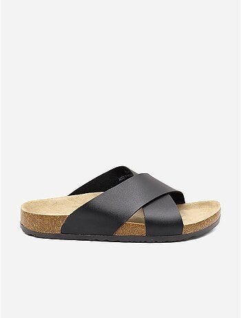 Sandalias con tiras cruzadas