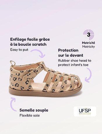 Sandalias con tiras 'Primeros pasos' - Kitchoun