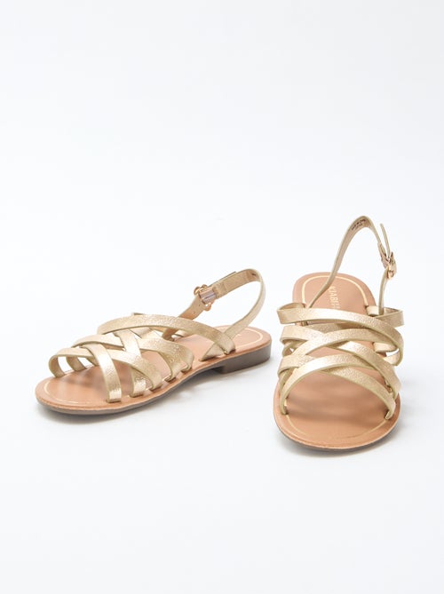 Sandalias con tiras y hebillas - Kiabi