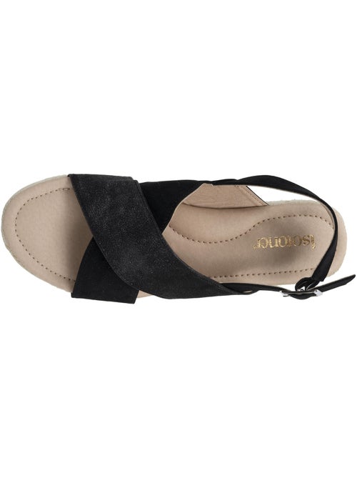 Sandalias con un tacón de cuña de 3,5 cm muy cómodo  Isotoner - Kiabi