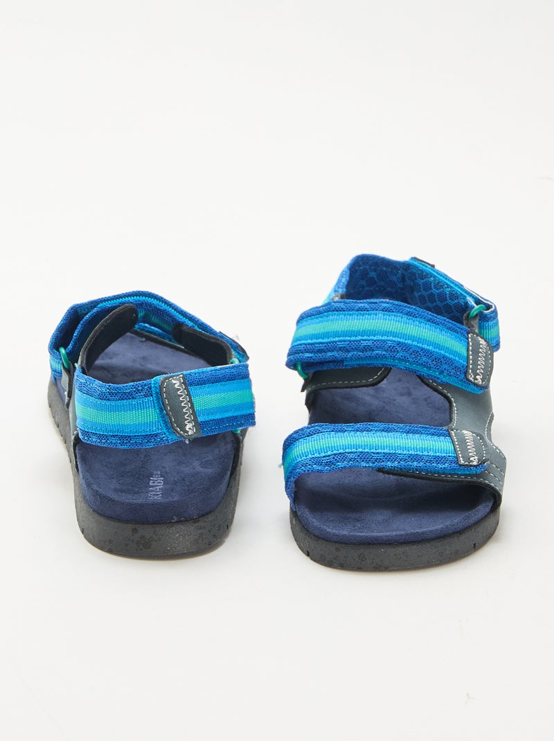 Sandalias con velcro Azul - Kiabi