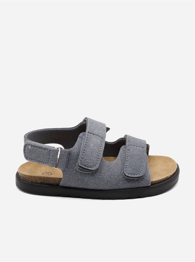 Sandalias con velcro Azul - Kiabi
