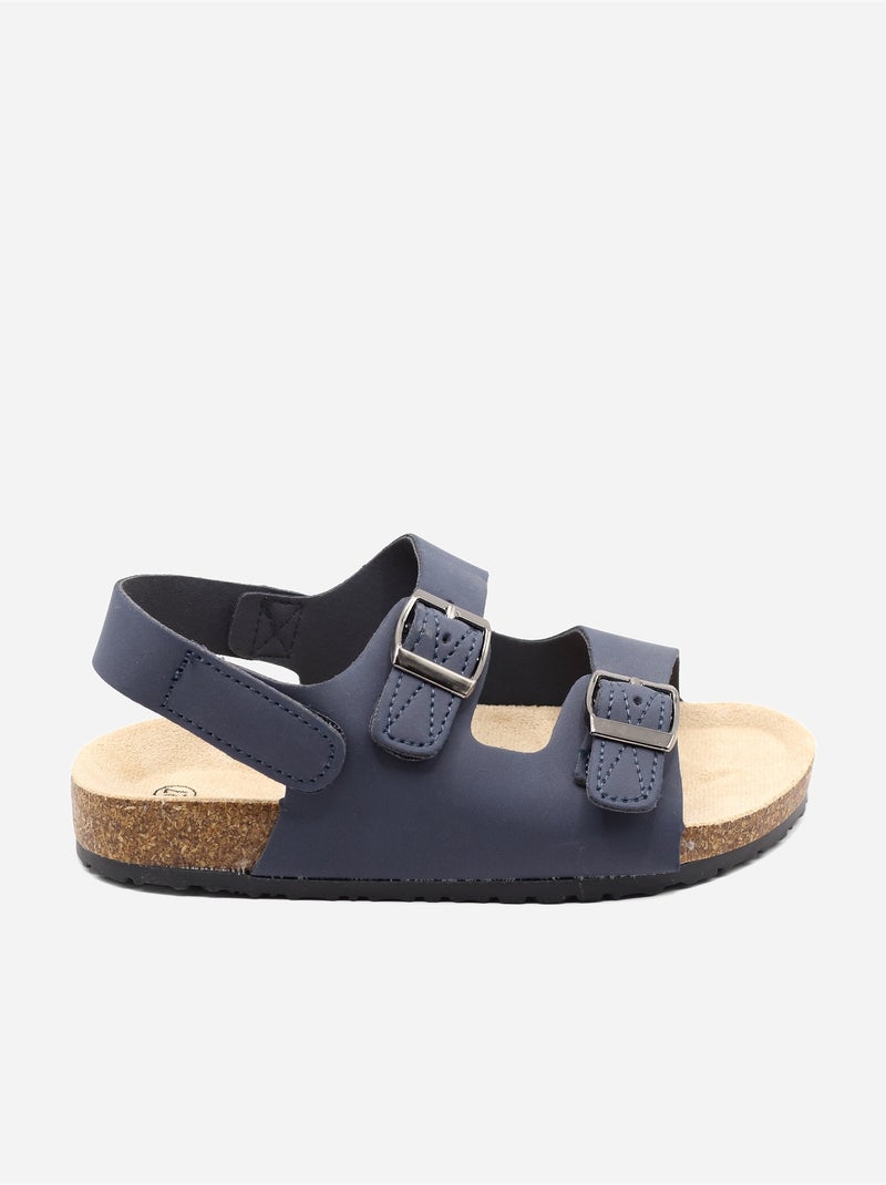 Sandalias con velcro Azul oscuro - Kiabi