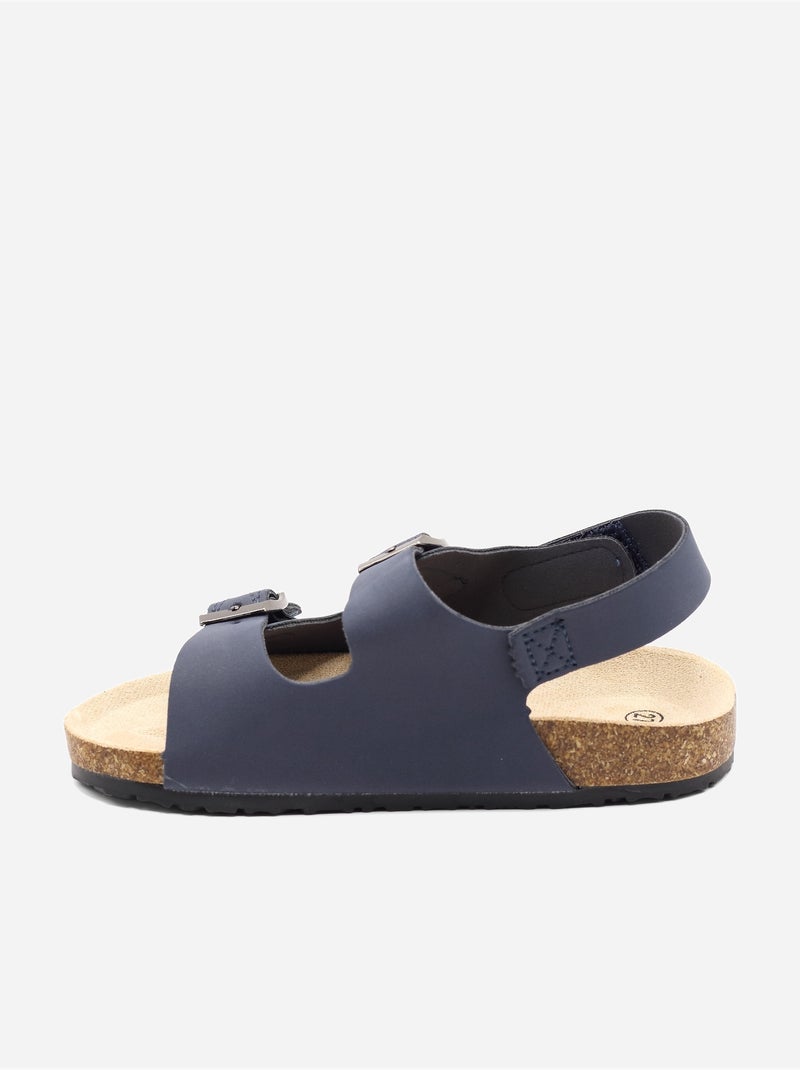 Sandalias con velcro Azul oscuro - Kiabi