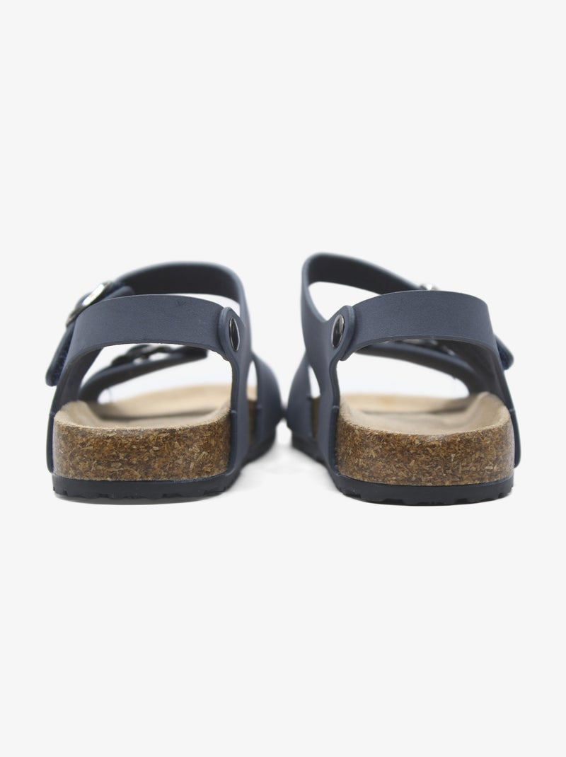 Sandalias con velcro Azul oscuro - Kiabi