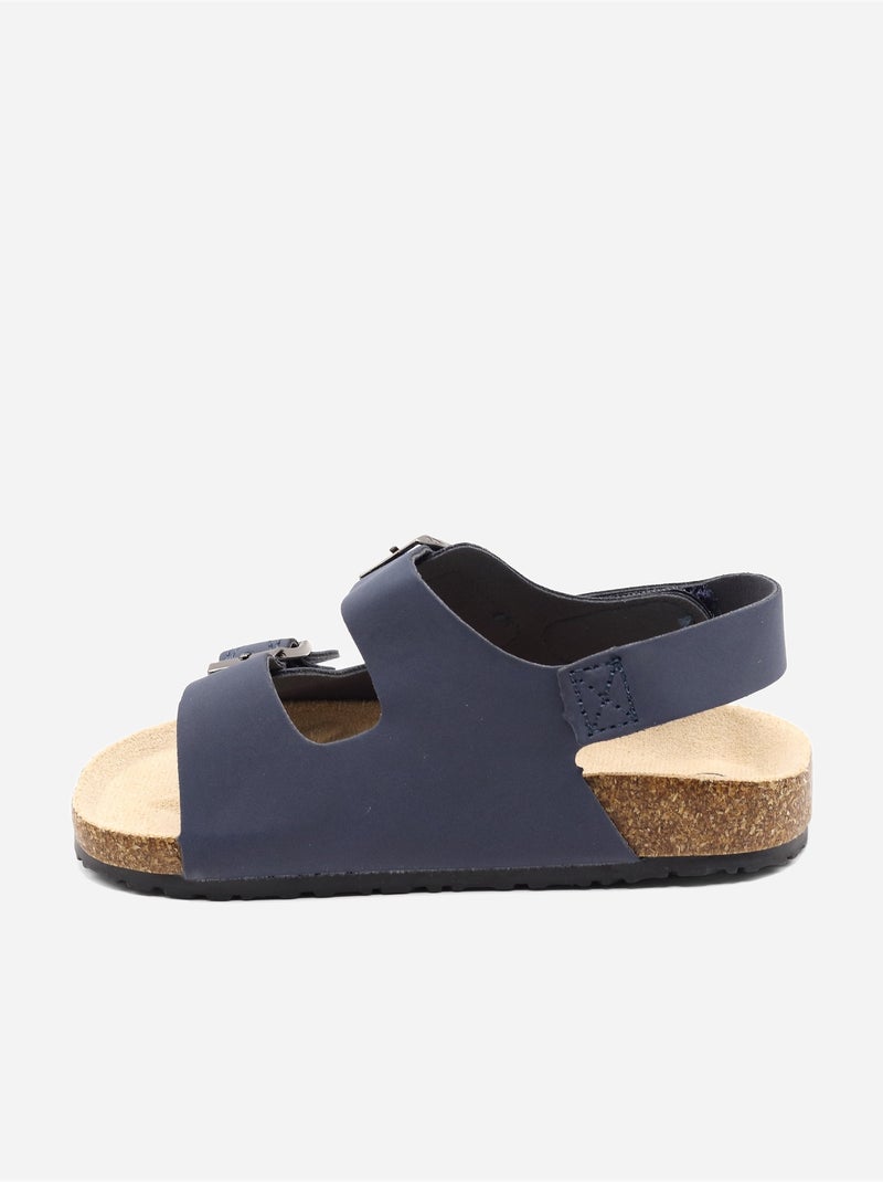 Sandalias con velcro Azul oscuro - Kiabi
