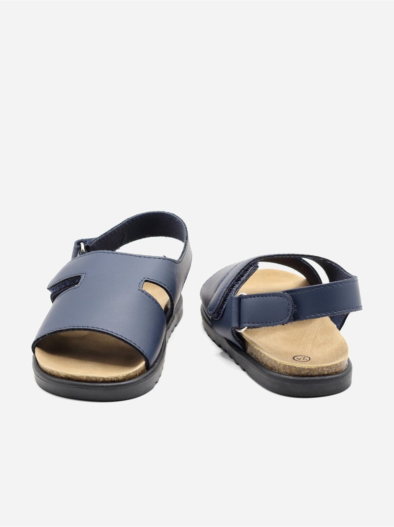 Sandalias con velcro Azul oscuro - Kiabi