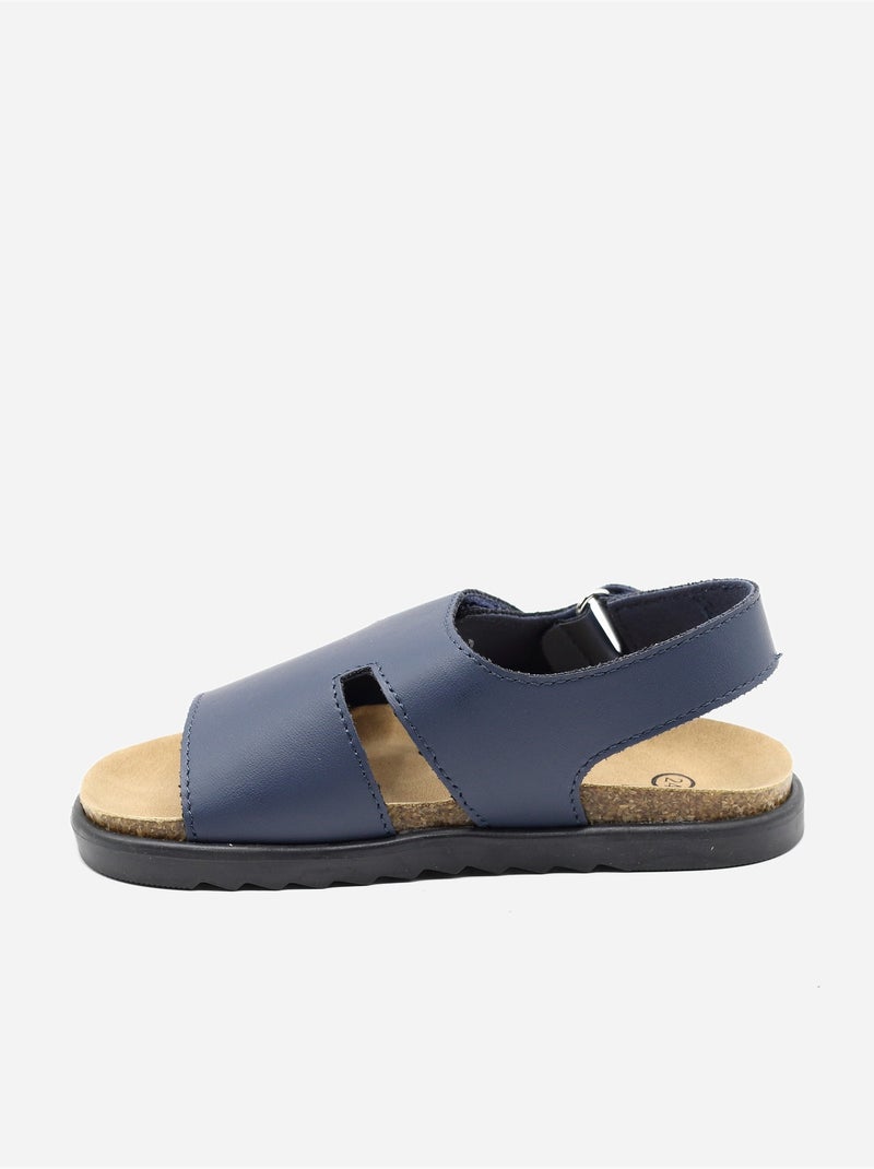 Sandalias con velcro Azul oscuro - Kiabi