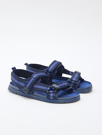 Sandalias con velcro azules