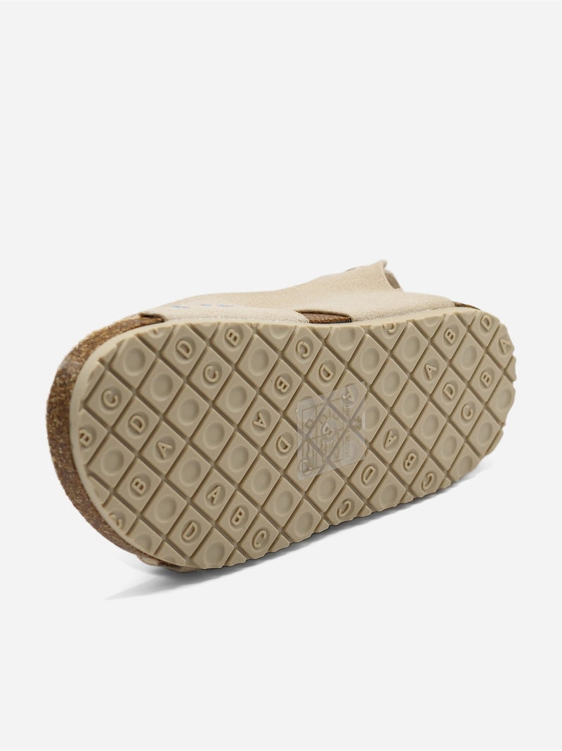 Sandalias con velcro Beige - Kiabi
