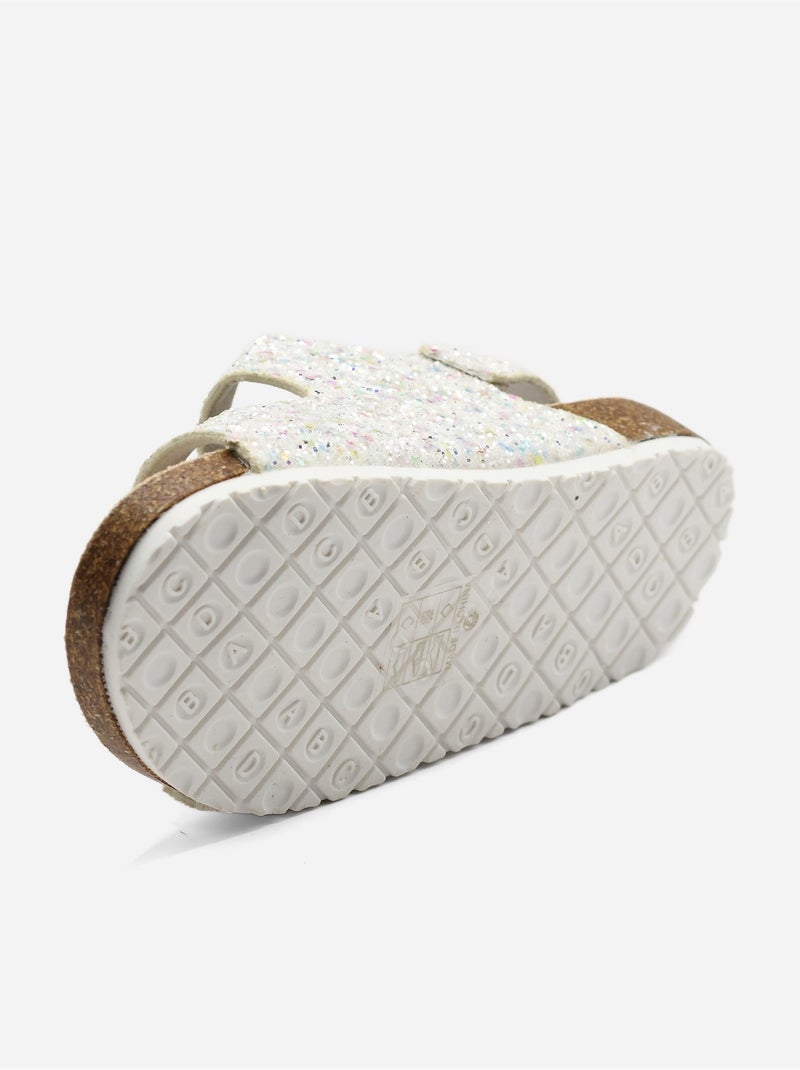 Sandalias con velcro Blanco - Kiabi