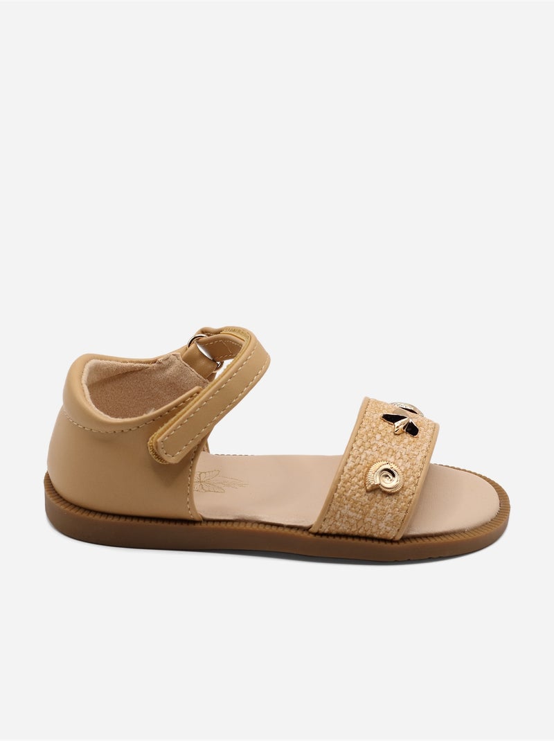 Sandalias con velcro Camel - Kiabi
