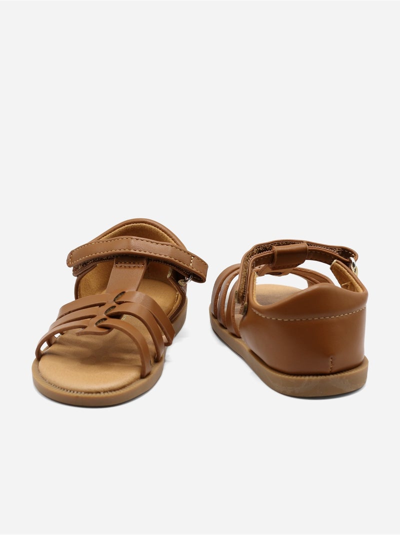 Sandalias con velcro Camel - Kiabi