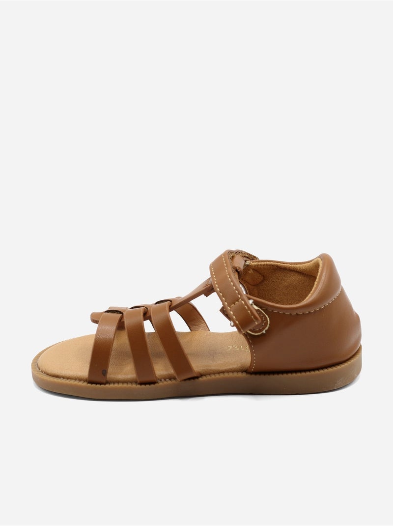 Sandalias con velcro Camel - Kiabi