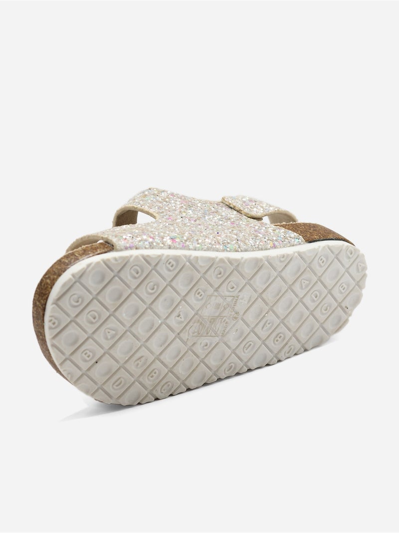 Sandalias con velcro Dorado/Oro - Kiabi