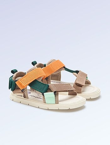 Sandalias con velcro motricidad 4 'caminar' - Kitchoun