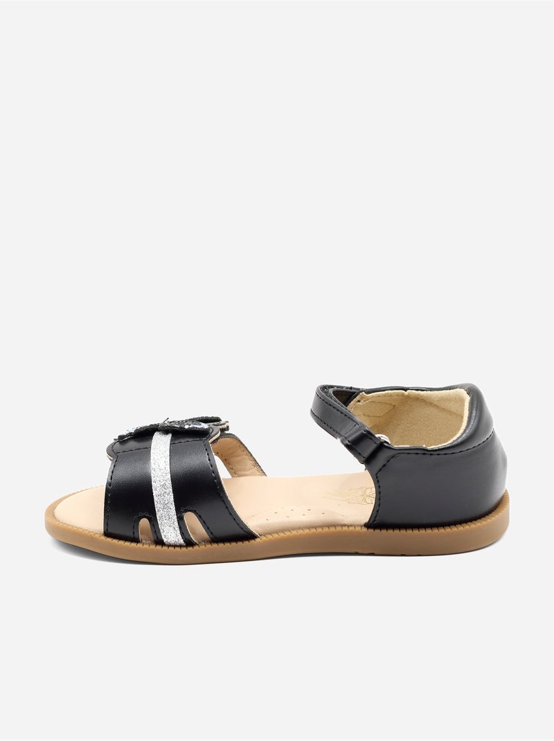 Sandalias con velcro Negro - Kiabi
