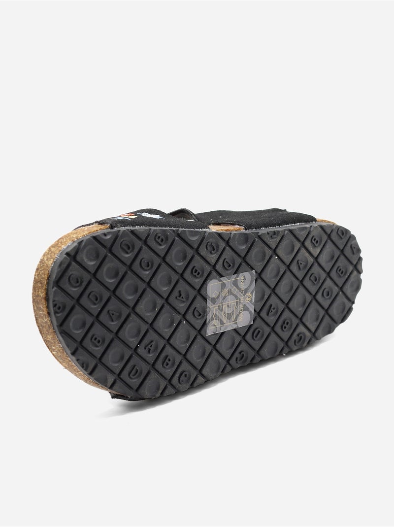 Sandalias con velcro Negro - Kiabi