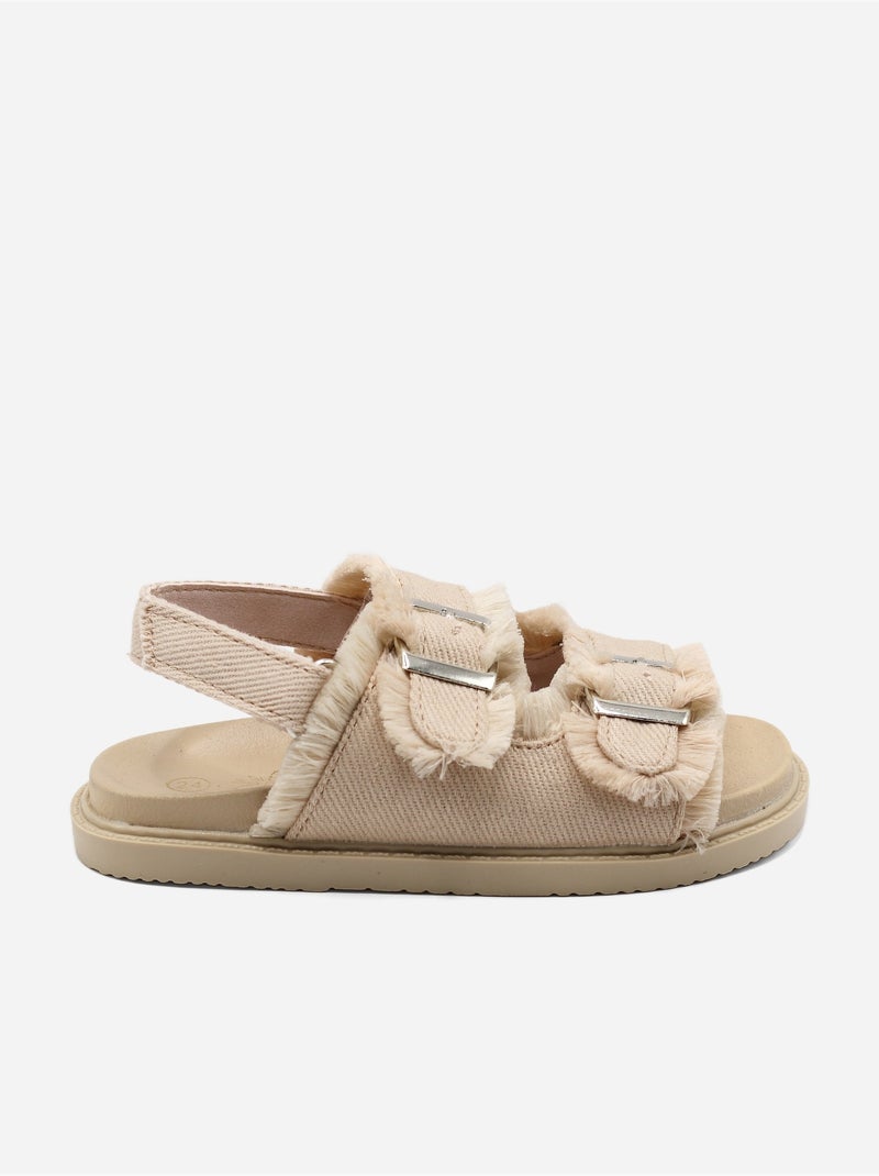 Sandalias con velcro Rosa - Kiabi