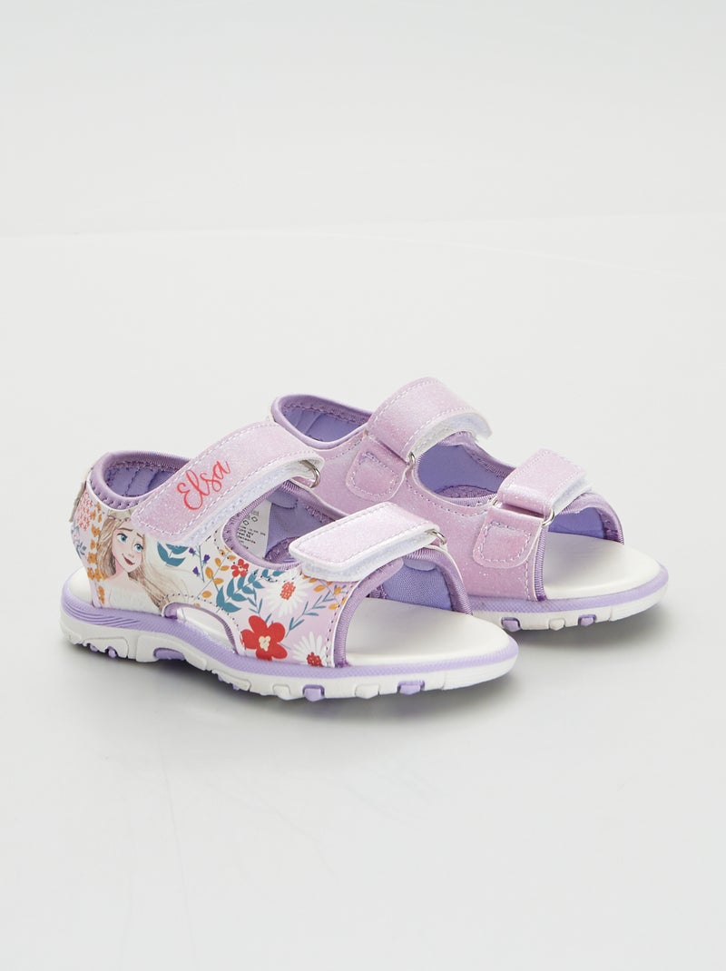 Sandalias con velcros 'Frozen' PURPURA - Kiabi