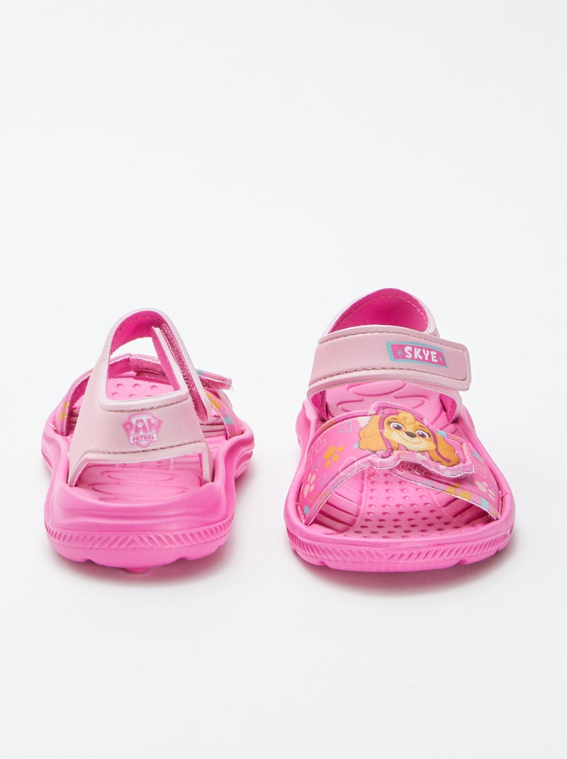 Sandalias con velcros 'La Patrulla Canina' ROSA - Kiabi