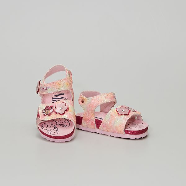 Sandalias con velcros 'Minnie' Niña 3-12 años - ROSA - Kiabi - 22,00€