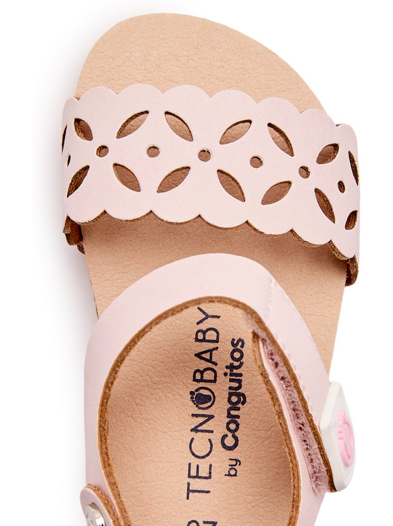 Sandalias Conguitos Abiertas Respetuosas Rosa - Kiabi