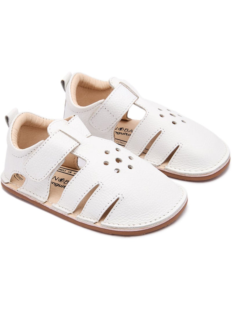 Sandalias Conguitos Barefoot Cerradas Blanco - Kiabi
