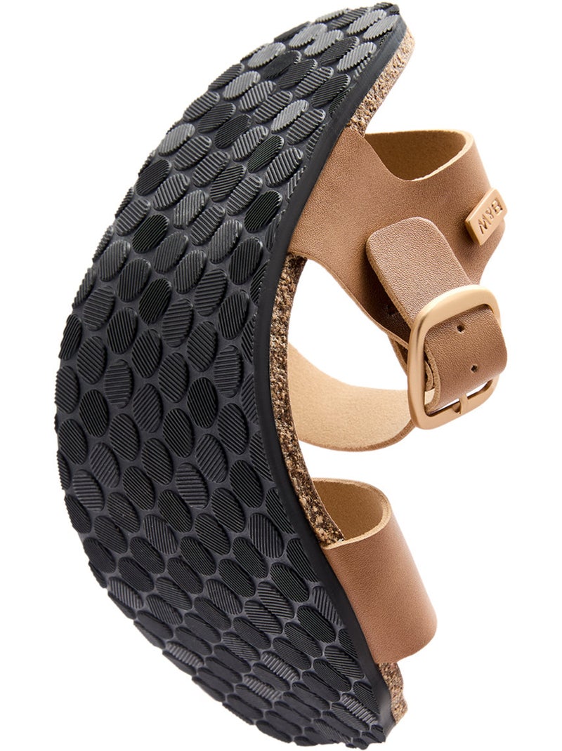 Sandalias conguitos barefoot goflex abiertas Marrón claro - Kiabi