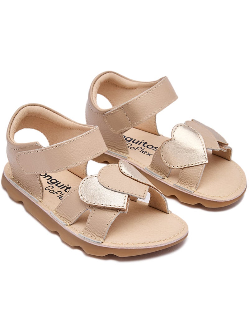 Sandalias Conguitos Barefoot Goflex Napa Beige - Kiabi
