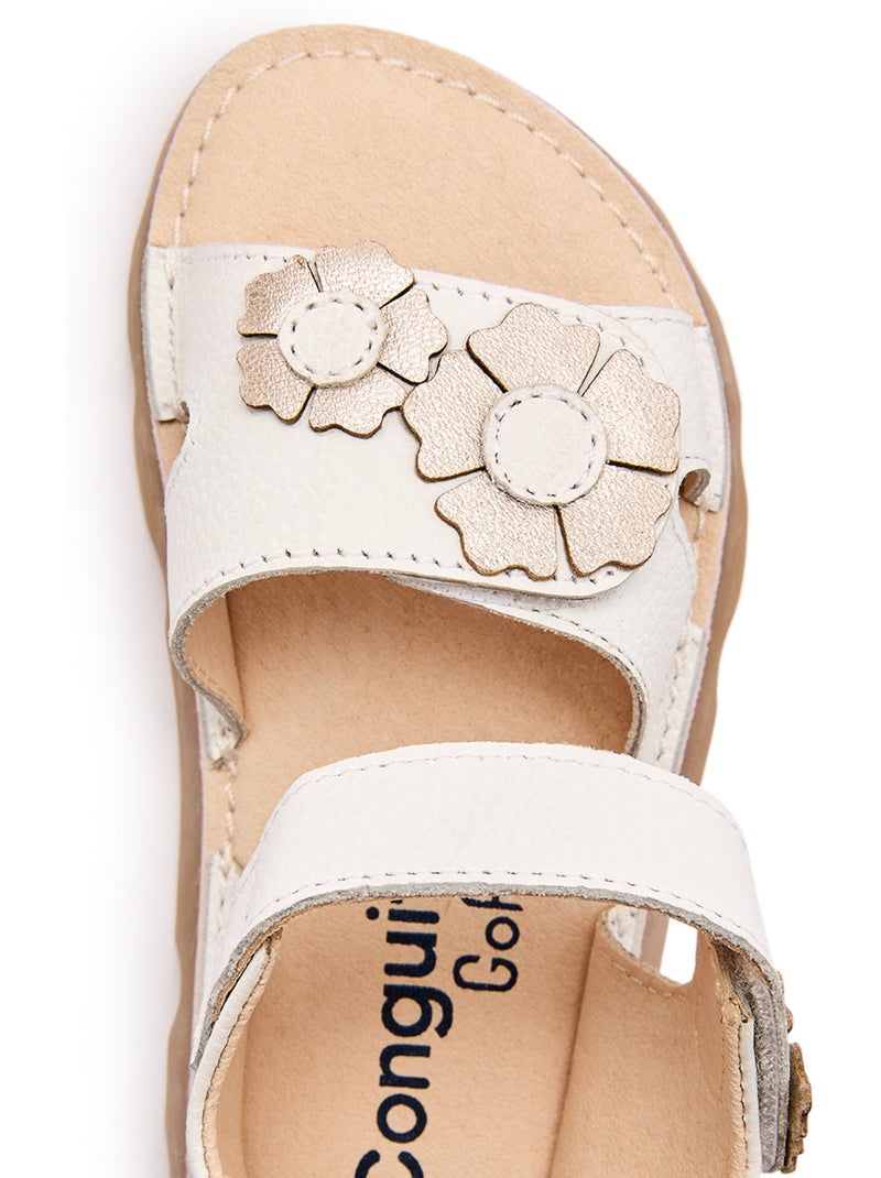 Sandalias Conguitos Barefoot Goflex Napa Blanco - Kiabi