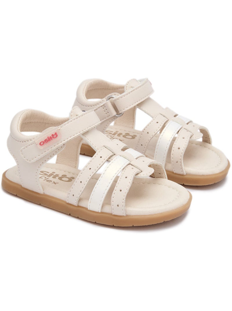 Sandalias conguitos bebé barefoot goflex Beige - Kiabi