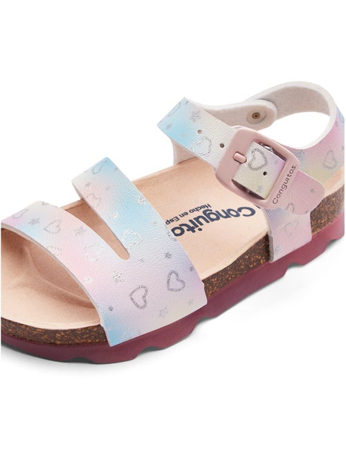Sandalias conguitos bio corazones glitter - Kiabi Sandalias conguitos bio corazones glitter - Kiabi