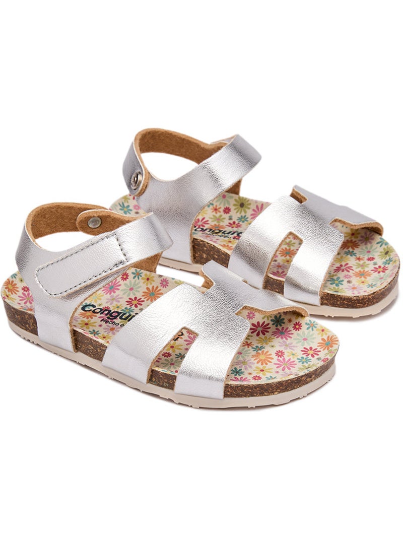 Sandalias Conguitos Bio Detalles Plata - Kiabi