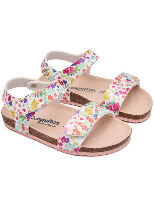 Sandalias Conguitos Bio Flores - Kiabi Sandalias Conguitos Bio Flores - Kiabi