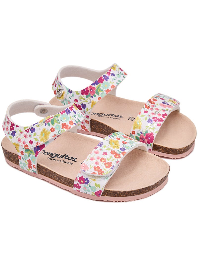 Sandalias Conguitos Bio Flores Multicolor - Kiabi