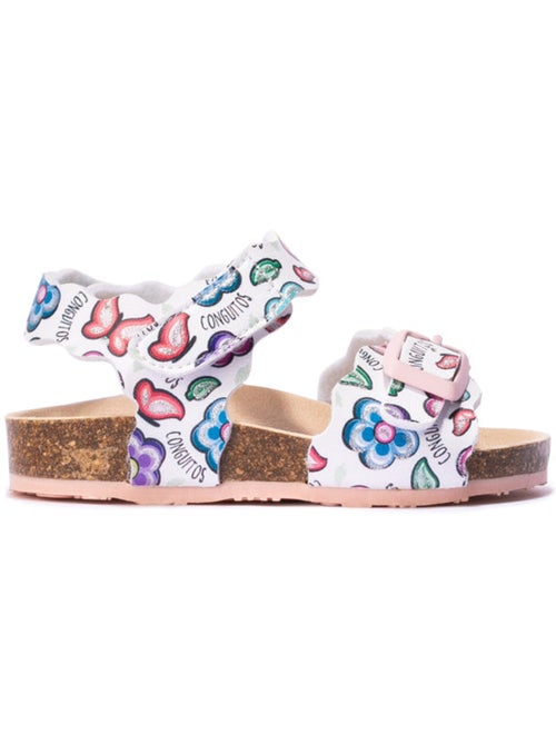 Sandalias conguitos bio flowers estampado - Kiabi