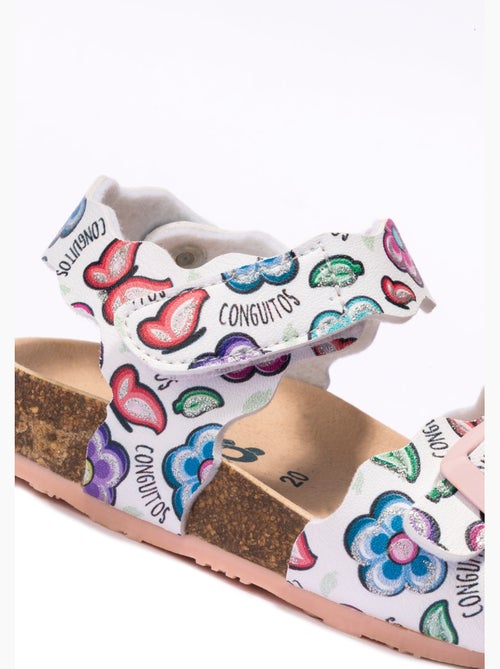 Sandalias conguitos bio flowers estampado - Kiabi