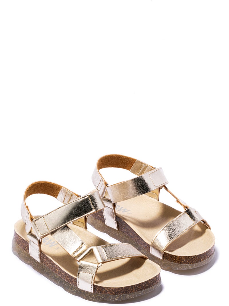 Sandalias Conguitos Bio  Metalizado B&W Oro - Kiabi