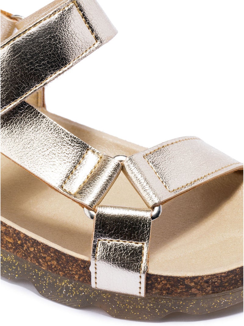 Sandalias Conguitos Bio  Metalizado B&W Oro - Kiabi