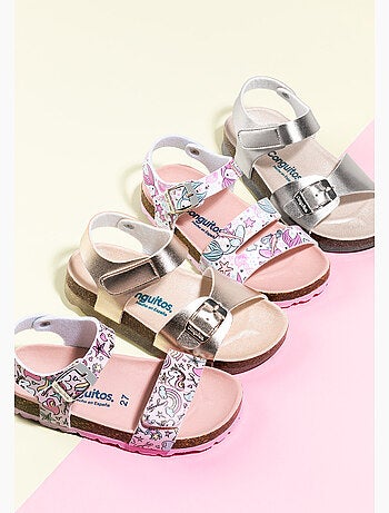 Sandalias conguitos bio metalizado girls
