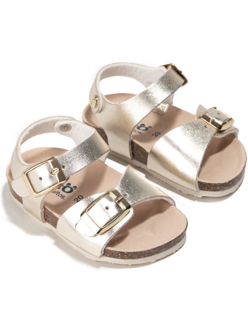 Sandalias Conguitos Bio Metalizado - Kiabi Sandalias Conguitos Bio Metalizado - Kiabi