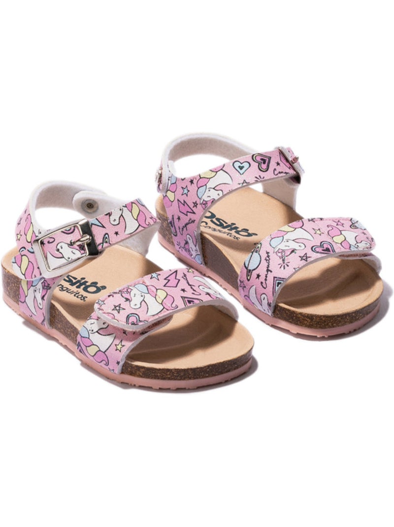 Sandalias Conguitos Bio Unicornio Rosa - Kiabi