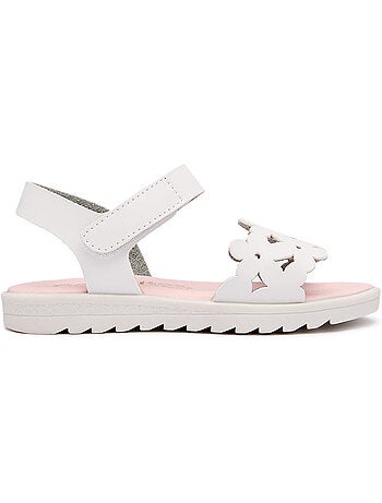 Sandalias conguitos diseño floral flor