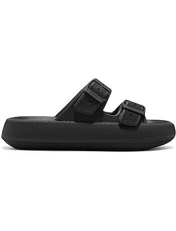 Sandalias conguitos double hebilla slides