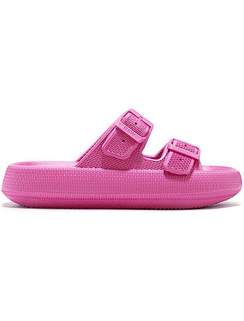 Sandalias conguitos double hebilla slides