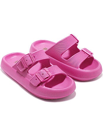 Sandalias conguitos double hebilla slides